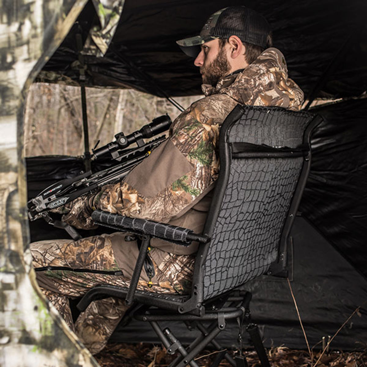 Hawk Stealth Spin Chair Great Bowhunting Gear