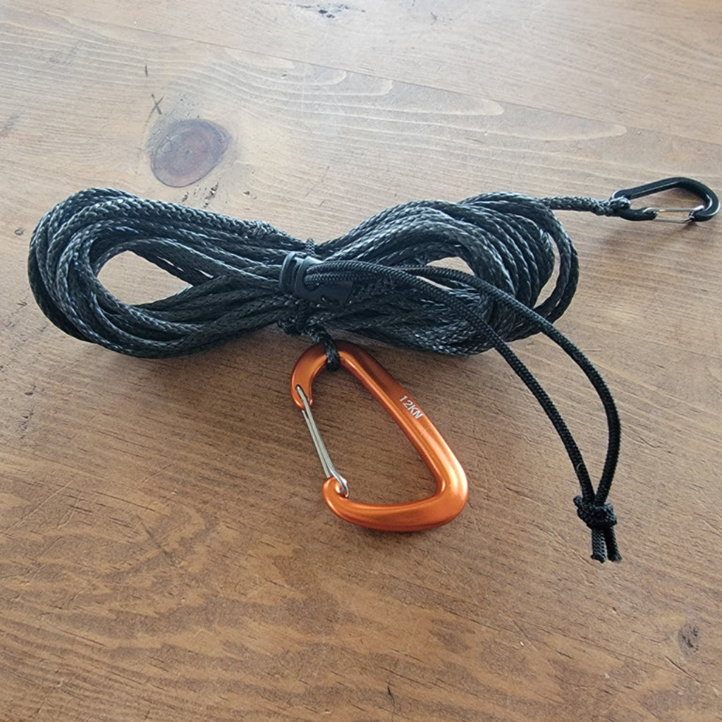Custom Amsteel - Pull Up/Pull Down Rope - Black