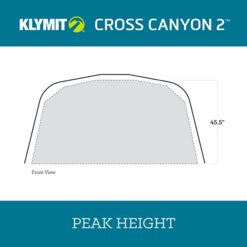 Klymit - Cross Canyon 2 Tent - Mullti