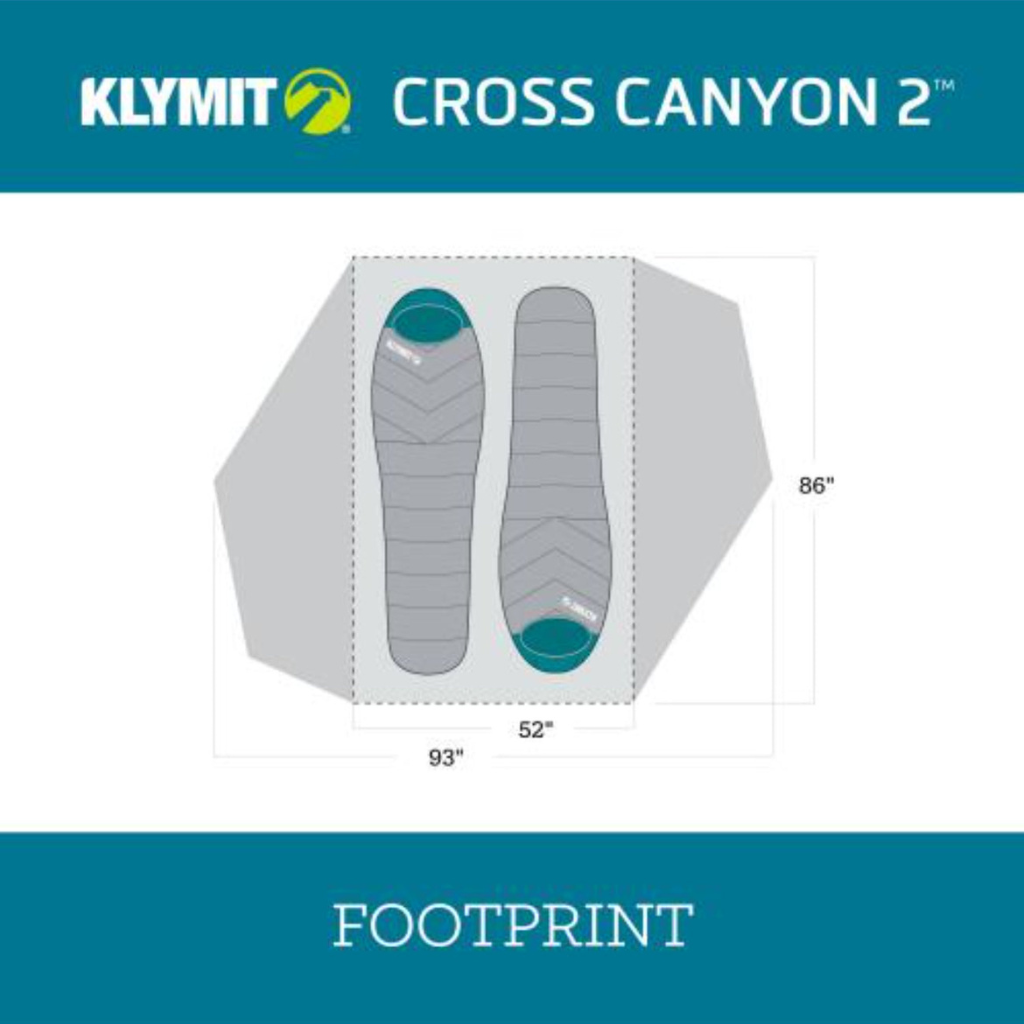 Klymit - Cross Canyon 2 Tent - Mullti