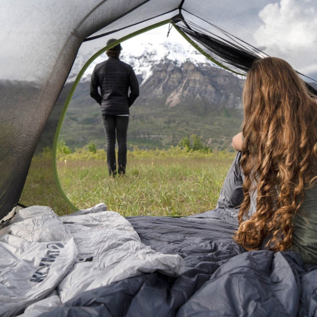 Klymit - KSB Double Dual Fill Sleeping Bag - Grey/Light Grey
