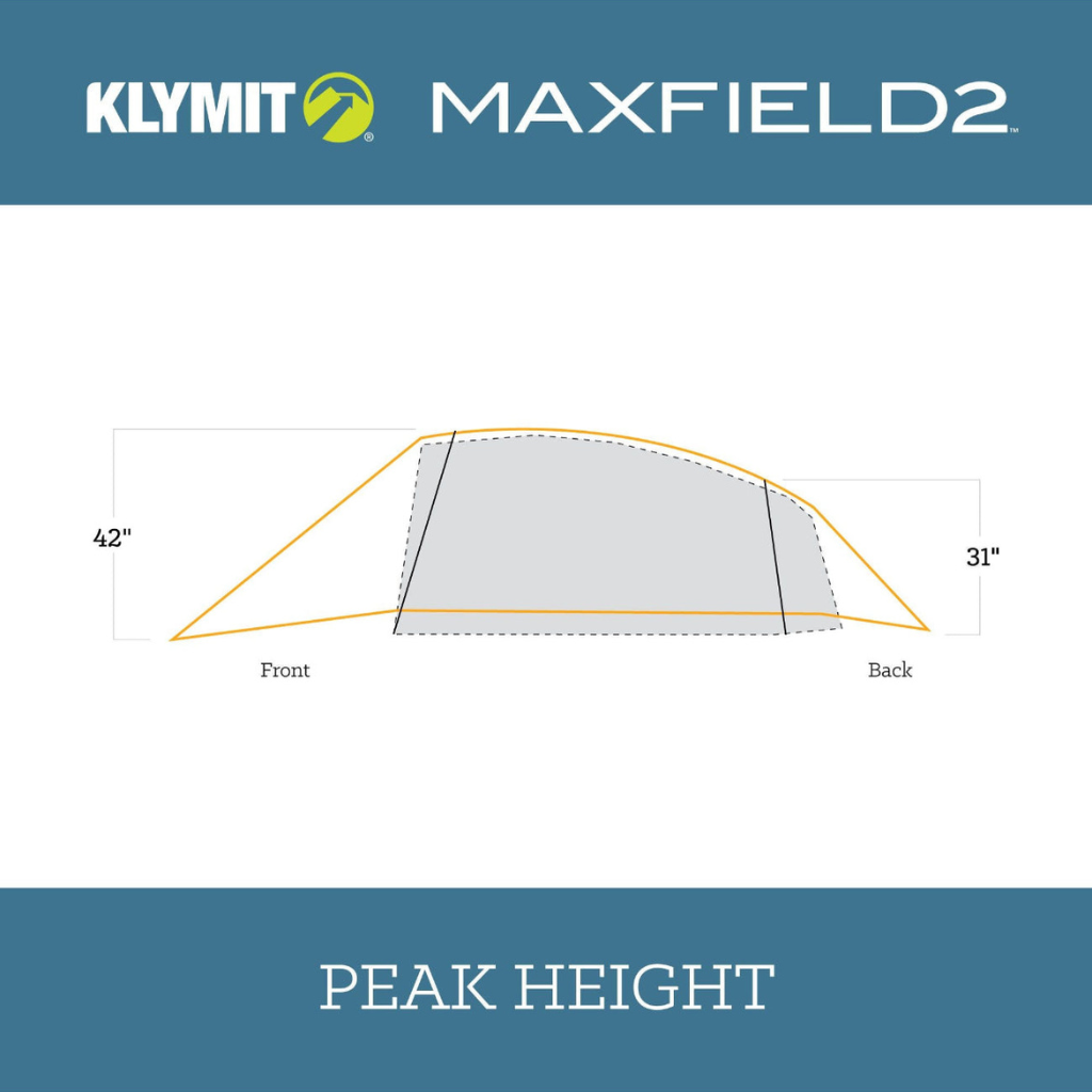 Klymit - Maxfield 2 Tent - Orange/Grey