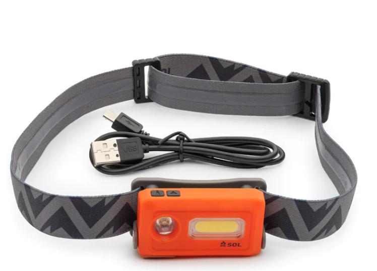 SOL - Venture rechargeable headlamp - Bowgearshop