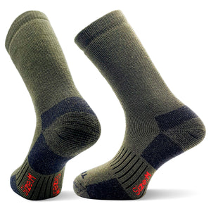 Teko - MERINO 3.0 MERINO WOOL SOCKS - Medium Full Cushion - Olive - Bowgearshop