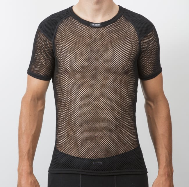 Brynje - Wool Thermo T-Shirt w/panels Black