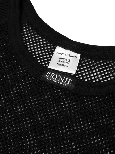Brynje - Wool Thermo T-Shirt w/panels Black