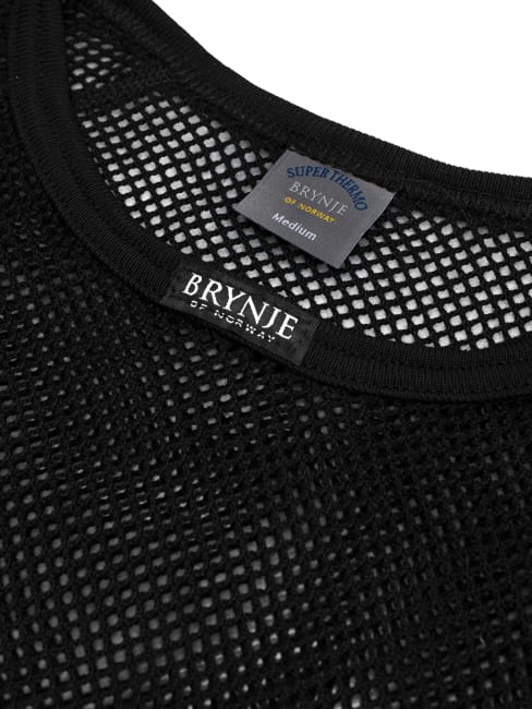 Brynje - Super Thermo Shirt w/shoulder panels - Black - Bowgearshop