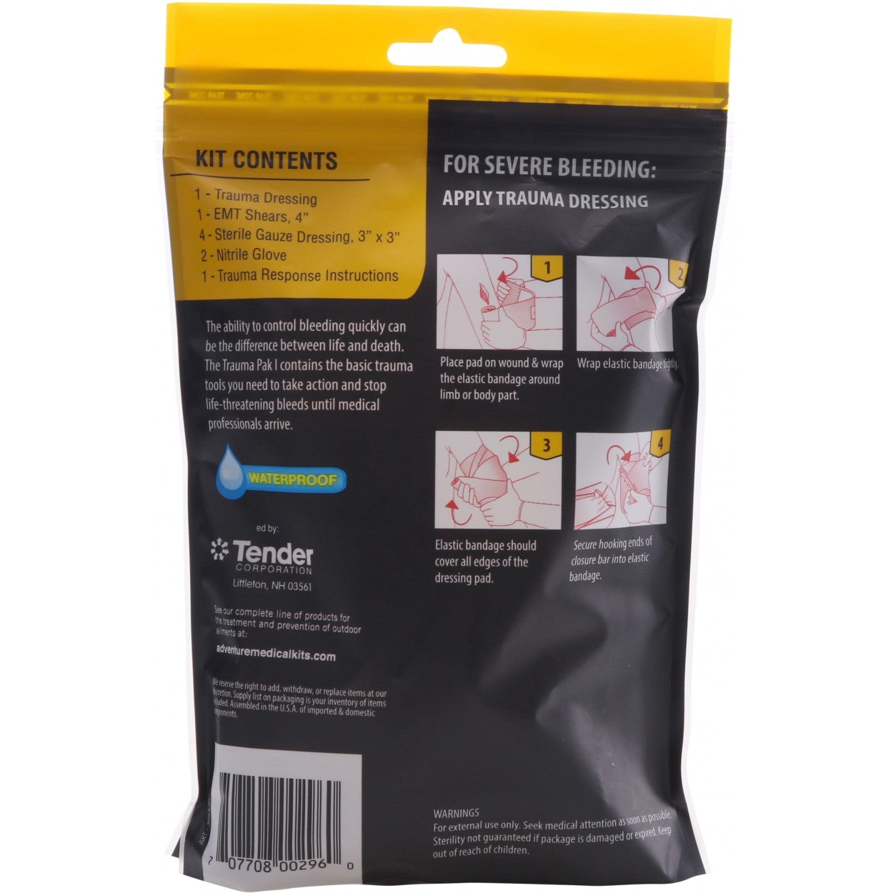 Adventure Medical Kit - Trauma Pak 1 - Bowgearshop