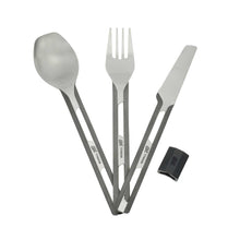 Load image into Gallery viewer, Esbit - Titanium Cutlery Set - Bowgearshop