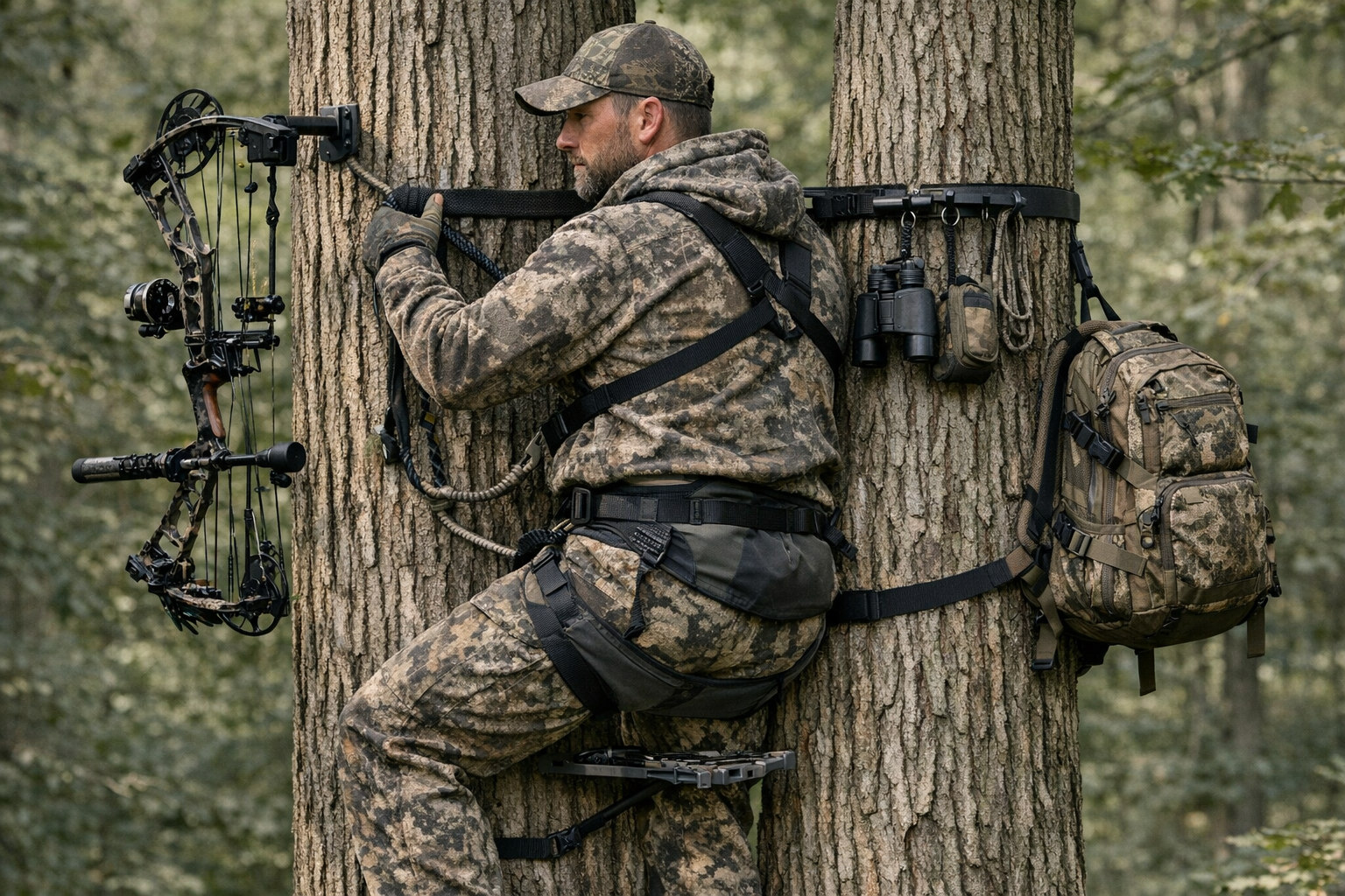 How to Organize Gear on a Saddle Hunting Tree Without Turning It Into a Junkyard