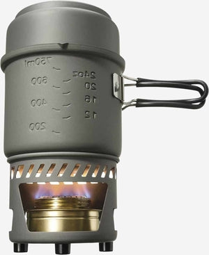 Esbit - Cookset with Alcohol Burner · incl. Second Pot · 985 ml & 470 ml