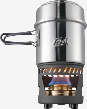 Esbit - Cookset with Alcohol Burner · incl. Second Pot · 985 ml & 470 ml