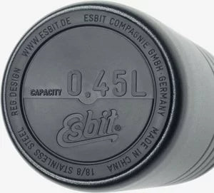 Esbit - Majoris Thermo Mug  With Click Closure  18/8 Stainless Steel - Dark Gray