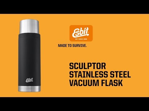 Esbit - Sculptor Stainless Steel Thermos Bottle - Black