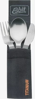 Esbit - Three-Piece Titanium Cutlery