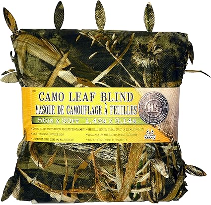 Hunters Specialties - Leaf Blind 56 IN X 30 FT Realtree Max-5 wetlands camo