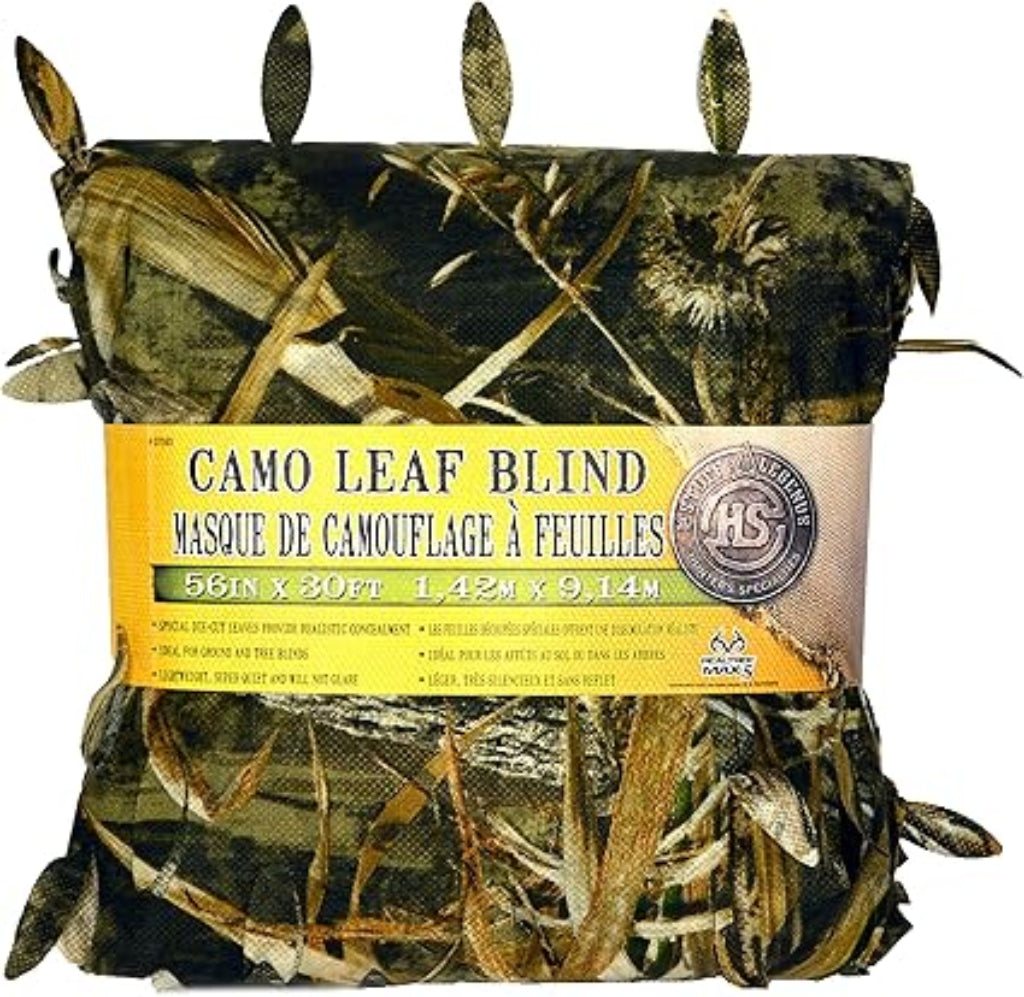 Hunters Specialties - Leaf Blind 56 IN X 30 FT Realtree Max-5 wetlands camo