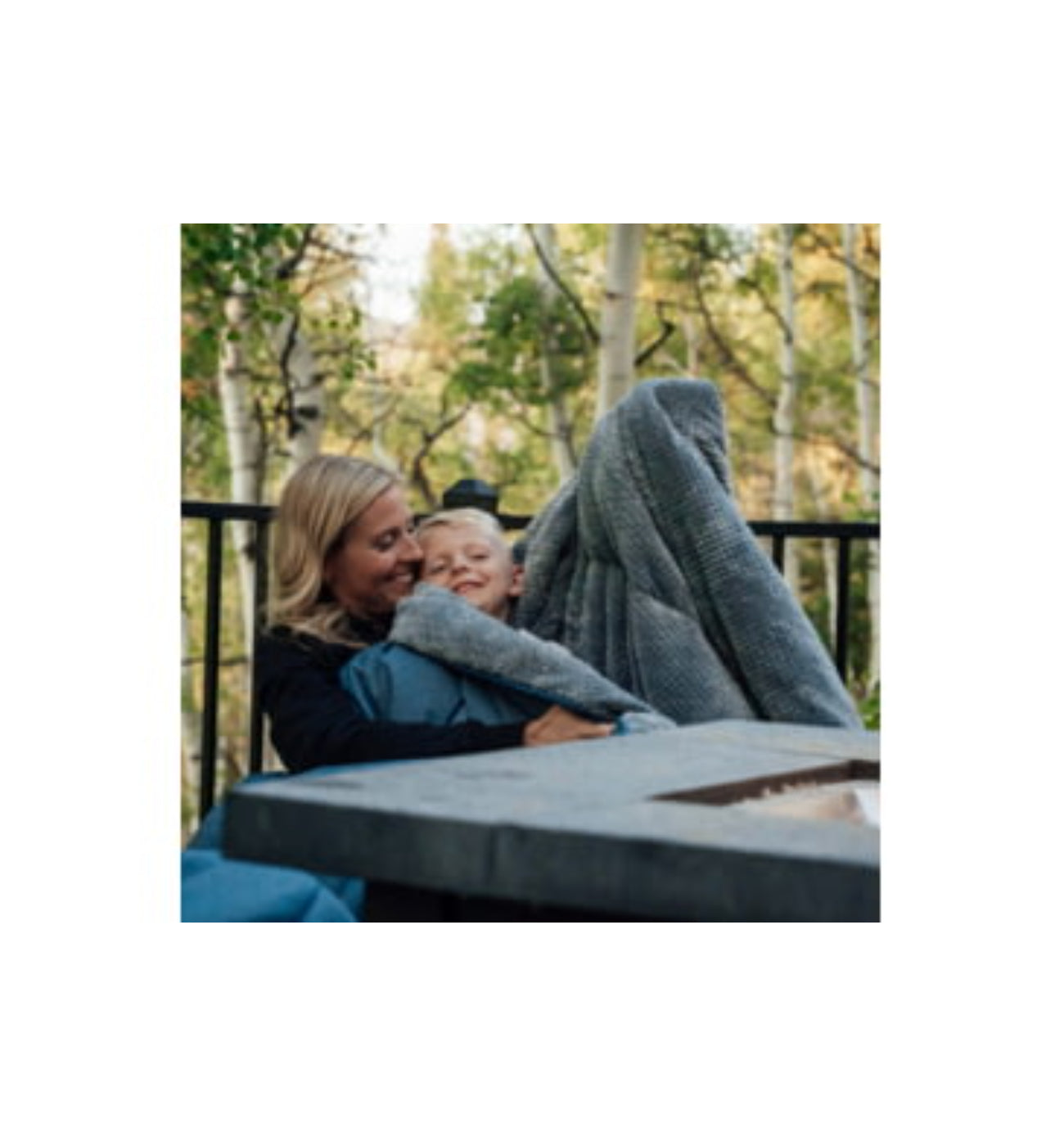 Klymit - Homestead Cabin Comforter Blanket - Blue