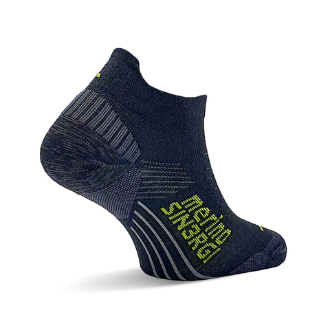 TEKO - ecoRUN 1.0 ULTRA MERINO WOOL SOCKS - Low Cut Ultralight for Running - Black
