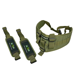 XOP - Deluxe Backpack Carrying System with Waist Support Belt