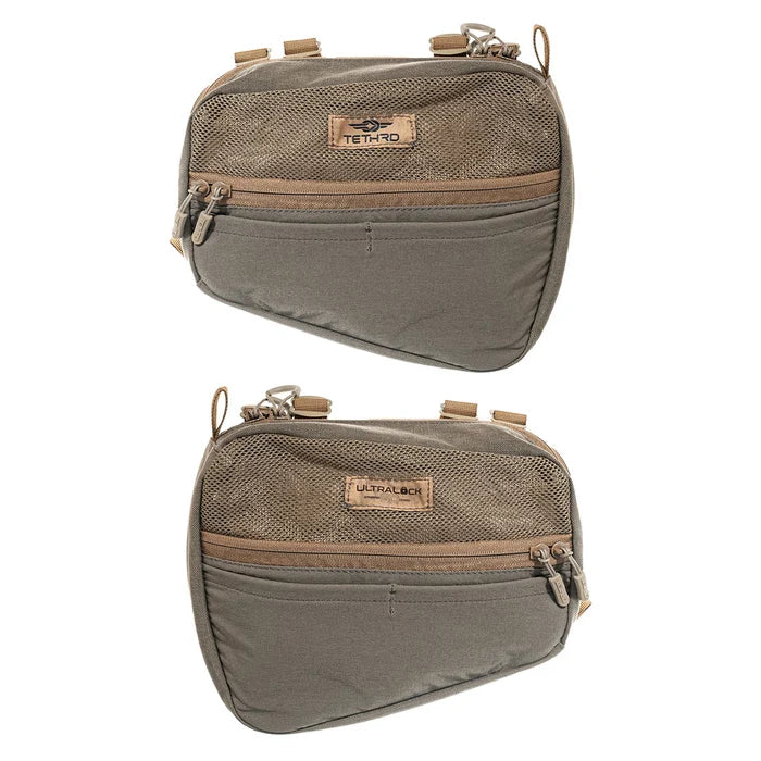 Tethrd  - Modular Saddle Pockets - Ranger green