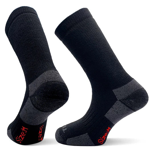 Teko - MERINO 3.0 MERINO WOOL SOCKS - Medium Full Cushion - Black
