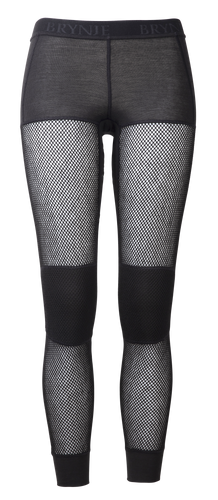 Brynje - Super Thermo Longs w/fly and knee panels W's - Black