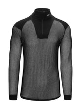 Load image into Gallery viewer, Brynje - Super Thermo Zip Polo Shirt w/ shoulder panels - Black