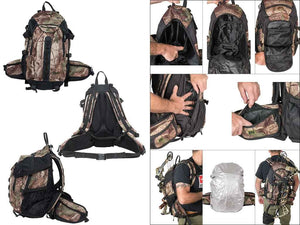 Maximal - Backpack Hunt Camo w/bowcarrier & raincover - Bowgearshop